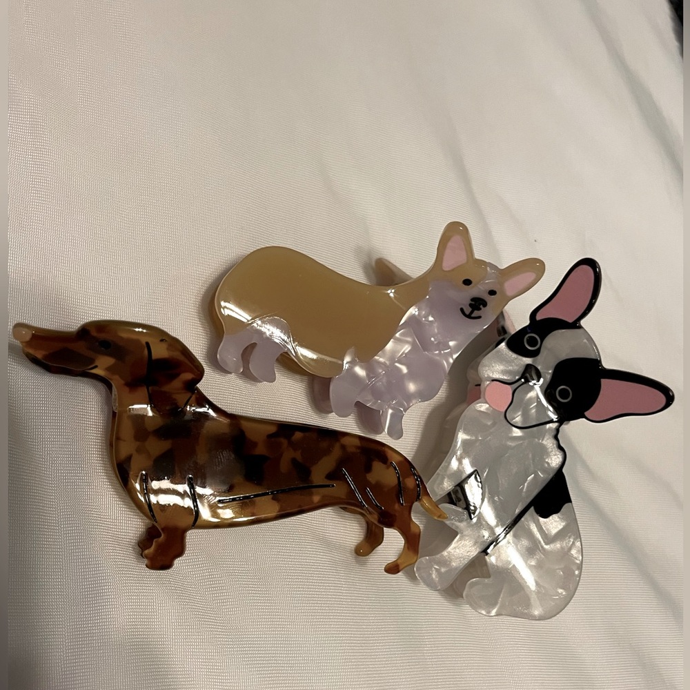 Dog hair clips